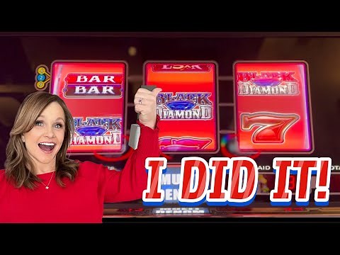 Why You Should Play 9 Line Slots! Max Bet Black Diamond Slot Jackpot!