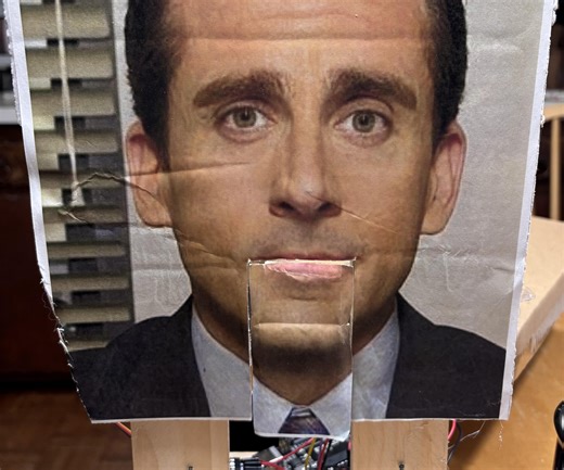 Michael Scott Animatronic Face