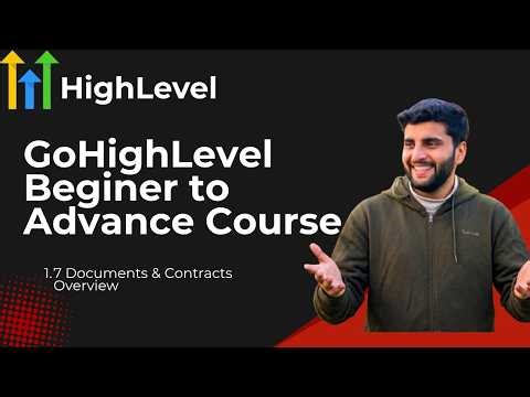 How to Create Proposals & Contracts in GHL | Video 7: GHL Course by Auxth