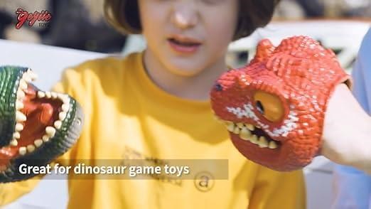 dinosaur toys puppets with baby dinosaur sounds