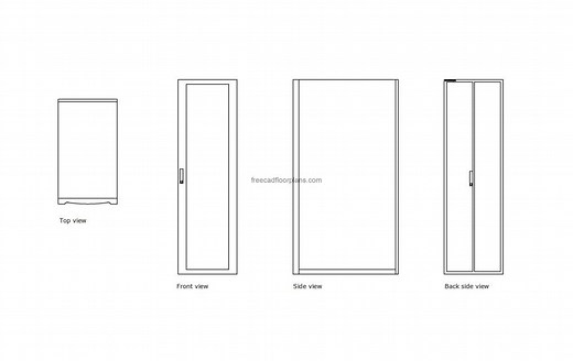 42u Rack - Free CAD Drawings