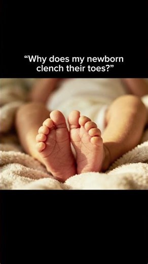 Why does my newborn curl their toes?