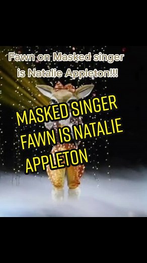 Fawn Masked Singer unmasked as Natalie Appleton #fawn #natalieappleton #allsaints #maskedsinger #themaskedsingeruk #jollytiktoks #joeldommett #jonathanross #mogilligan #ritaora #davinamcall #takeitoff #themaskedsinger #maskedsinger