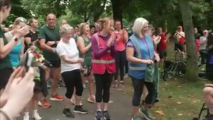 407K views · 9.9K reactions | A 97-year-old retired teacher from south Belfast has become the oldest person in Europe to complete 250 parkruns. Grace Chambers takes part in the weekly 5k run at Ormeau Park and reached the milestone this morning. Our correspondent Mark Simpson watched her do it. | BBC Newsline | Facebook