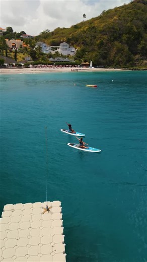 BodyHoliday Saint Lucia on Instagram: "The tranquility of yoga, the exhilaration of stand-up paddleboarding, a unique and invigorating way to connect with nature while improving balance, strength, and flexibility. Sun, sea, time on the water and total mind-body renewal. #TakeABodyHoliday"