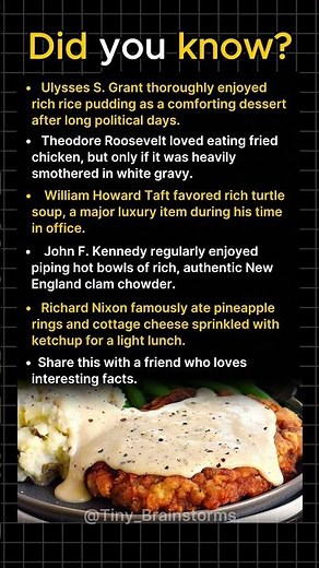 The Favorite Meals Of U.S. Presidents