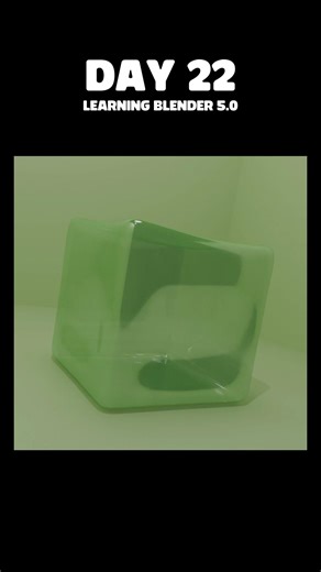 Day 22 Learning Blender, trying out physics feature #3d #blender