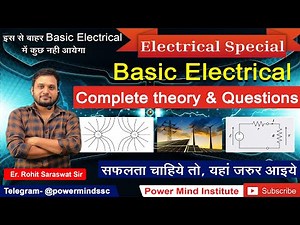 Basic Electrical Complete Theory & Questions | RSMSSB JE Electrical SSC JE #Electrical