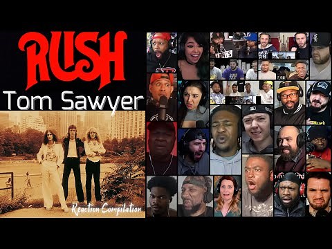 REACTION COMPILATION | Rush - Tom Sawyer | First Time Hearing Mashup