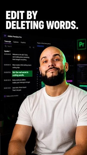 Delete Words, Not Clips | Transcript Editing Workflow in Premiere Pro
