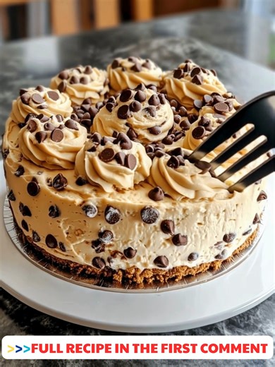 No-Bake 🚧 Cookie Dough Cheesecake 🍪✨ A fun, creamy, and indulgent no-bake dessert layered with a buttery cookie crust, velvety cheesecake filling, and edible cookie dough bites throughout. Finished with whipped cream, hot fudge, and chocolate chips it’s every cookie lover’s dream! Ingredients: For the cookie dough: 1 ¼ cups (175g) all-purpose flour, heat treated ½ cup (113g) unsalted butter, softened ..... Full Recipe in Coʍmеոτ 💬 ☺️ | The Storybook Of Pixels and Colors