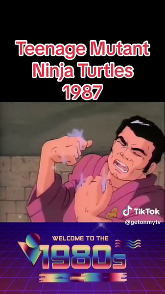 Teenage Mutant Ninja Turtles 1987. Was this the number 1 cartoon of the 80s? #tmnt #teenage #mutant #ninja #turtles #80s #1987 #80scartoons #retro #intro #era #nostalgia #childhood #memories #tv #kids #fyp #foryou #cartoon