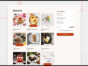 Product list with Card || Frontend Mentor (COMPLETE TUTORIAL)