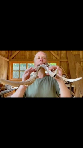 Triple Mayan chord flute. Wild shed elk antler, Dino egg shell, Dino bone, Romanian cave bear tooth, mammoth tusk, fossil walrus tusk, Ammonite, atitlan lake sand, black tourmaline. D/A 440 hz. Sold ~ | RootFlute