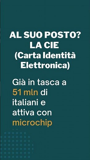 📢 Addio SPID, arriva la CIE!