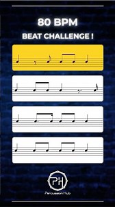 Fun Rhythm Challenge! 🥁 Can You Keep The Beat at 80 BPM? 🎈
