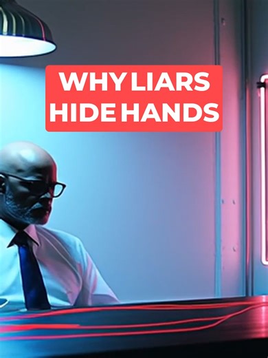 Why Liars Hide Their Hands - FBI Body Language Secret FBI interrogators watch hands obsessively because liars instinctively hide them when deceiving. When someone lies, their subconscious tries to minimize physical presence by tucking hands away, crossing arms, or keeping hands in pockets. This self-soothing behavior reveals cognitive stress before words ever do. Watch how hand movements expose deception through involuntary gestures that liars cannot consciously control. This is one of 6 FBI lie