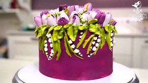 152K views · 2.6K reactions | Tulip flowers cake  | Artist Cake Ideas | Facebook