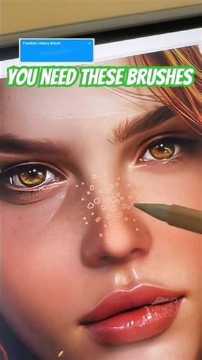 Unrealistic ❌ REALISTIC ✅digital art! #portrait #procreate #digitalart #digitaldrawing #tutorial