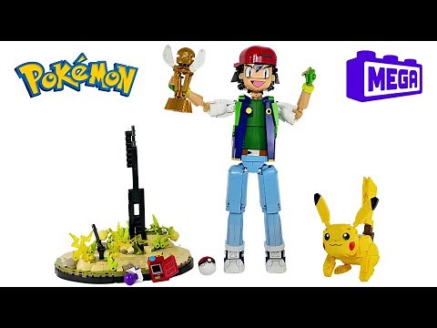 Building Mega Pokemon Ash & Pikachu - LEGO Pokémon Speed Build