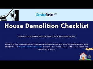 House Demolition Checklist | Essential Steps Before Tearing Down Your Home #housedemolition