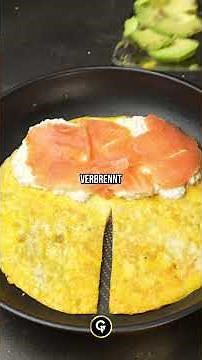 High-Protein Salmon Omelet #easyrecipes #recipe