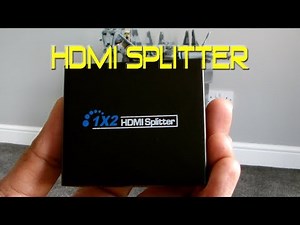 HDMI Splitter - For sharing the input across devices