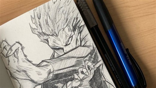 Quick sketching Garou