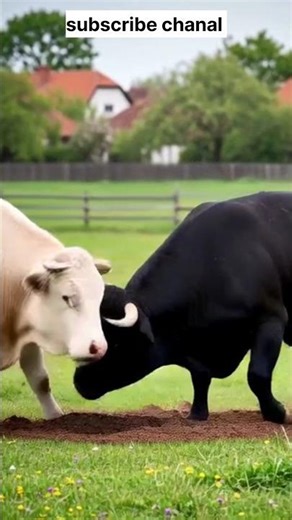 cow fighting #viral