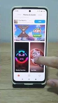 Poco M4 - Como alterar o papel de parede da tela de bloqueio