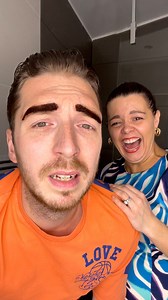 2.5M views · 77K reactions | When Mum pranks Dad with permanent eyebrows 藍️ #prank #eyebrows #beauty | LadBaby | Facebook