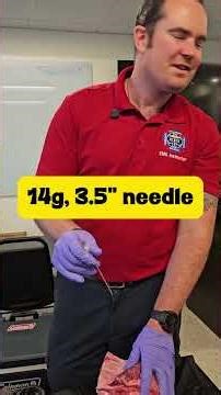Explaining needle decompression