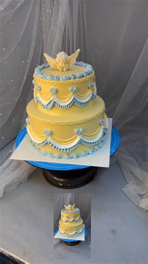 Beautiful Birthday💖Cake Decoration 🎂 | Buttercream Cake For a Little Boy #cake #cakedecorating