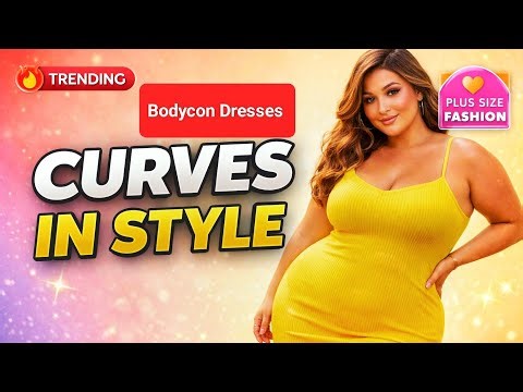 Plus Size Bodycon Dress Look | Bold Curvy Fashion Aesthetic #BodyconDress