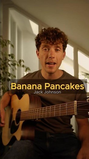 Banana Pancakes by Jack Johnson acoustic guitar tutorial (comment request!)