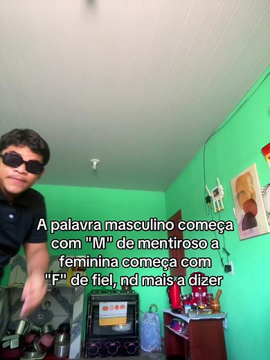 Feminino e Masculino: M de Mentiroso, F de Fiel