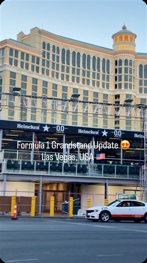 Formula 1 Grandstand update — 11/08/2025! 😍 #lasvegas #nevada #travel #visitlasvegas #formula1 @f1 @f1lasvegas @vegas @travelnevada @visittheusa | Las Vegas Unseen