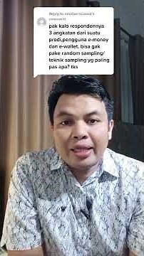 TEKNIK RANDOM SAMPLING PADA 3 ANGKATAN ? #skripsi #video