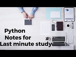 Python handwritten notes for last -minute study