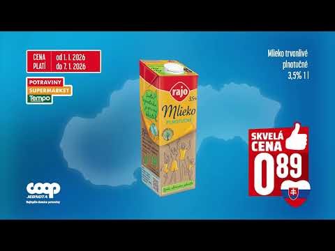 Toaletný papier, Mlieko trvanlivé polotučné a Pilsner Urquell v akcii | COOP Jednota | 2026