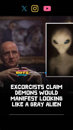 Excorcists claim demons would manifest looking like a gray alien #alien #demon #religion