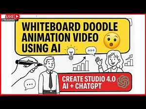 WHITE BOARD DOODLE ANIMATION VIDEO USING CREATE STUDIO 4 0 AI + ChatGPT