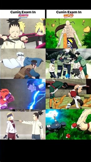 Cunin Exam In Naruto 💀 #animeedit #naruto #anime #edit