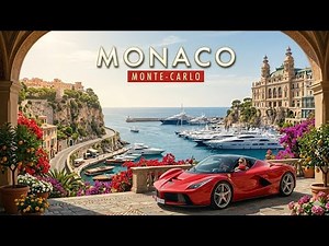MONACO 🇲🇨 MONTE-CARLO Walking Tour 4K 60FPS (City of Billionaires & F1 Circuit)