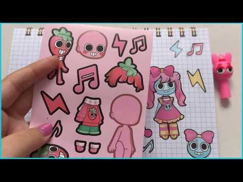 Paper Craft Sticker Decorating 💝 | Satisfying Peeling & Placement ASMR#stickerbook #asmr #paperdiy