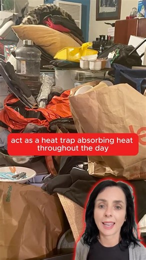 Clutter traps the temperature and heat in your home. #declutter #professionalorganisermelbourne