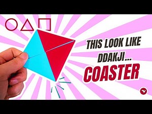 Coaster OR Ddakji? You Decide! - DIY Origami Papercraft Tutorial (Perfect for Beginners)