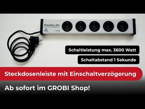 PowerSeq_501 | Steckdosenleiste mit sequentieller 230V-Einschaltverzögerung
