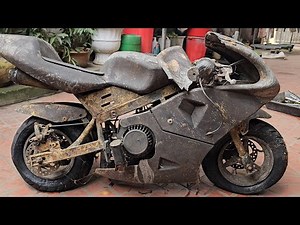 Restoration Motorcycle Buried in Mud | The Complete Process