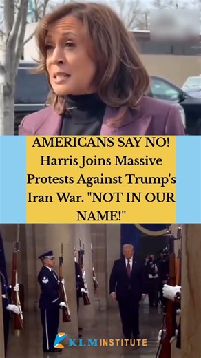 Americans Oppose Trump Iran Attack: Kamala Harris Joins Protests as NO WAR Movement Sweeps USA 2026